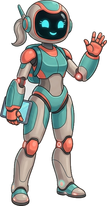 Roberta, la robot de RobotsConsultant, saludando